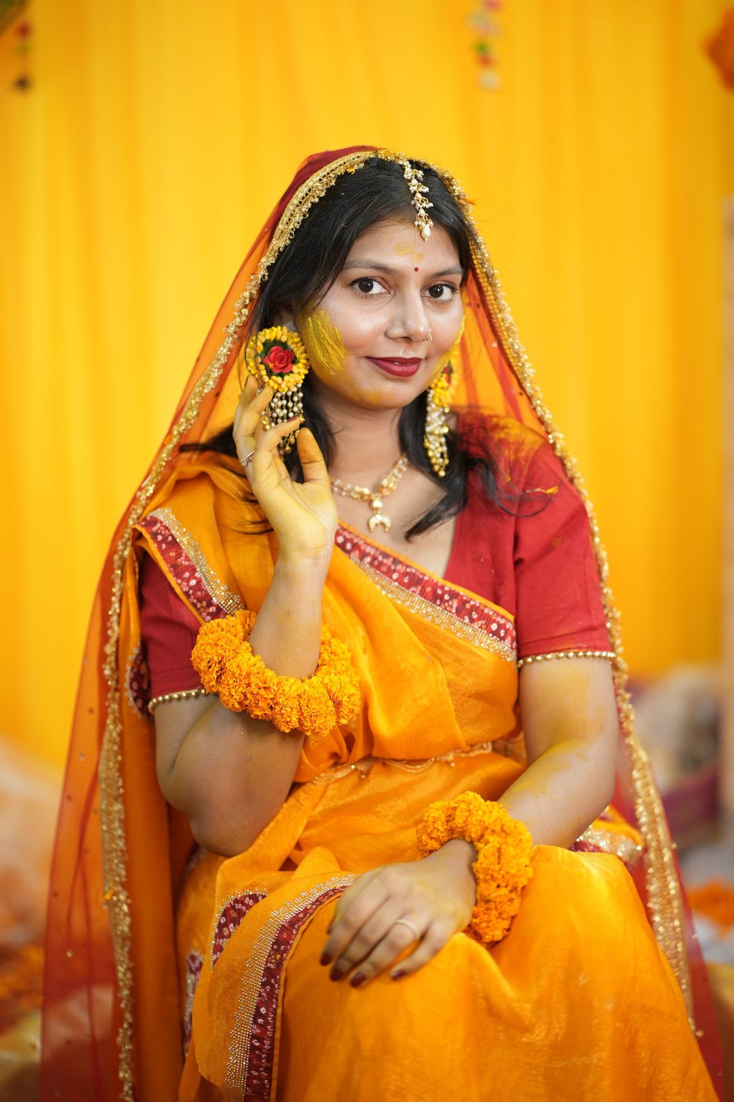 Golden Hour — Haldi Portrait